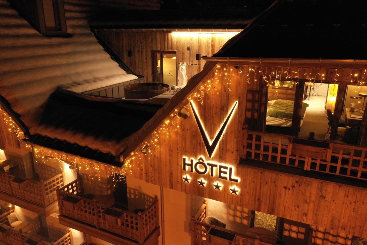 Hotel Le V De Vaujany Exterior foto