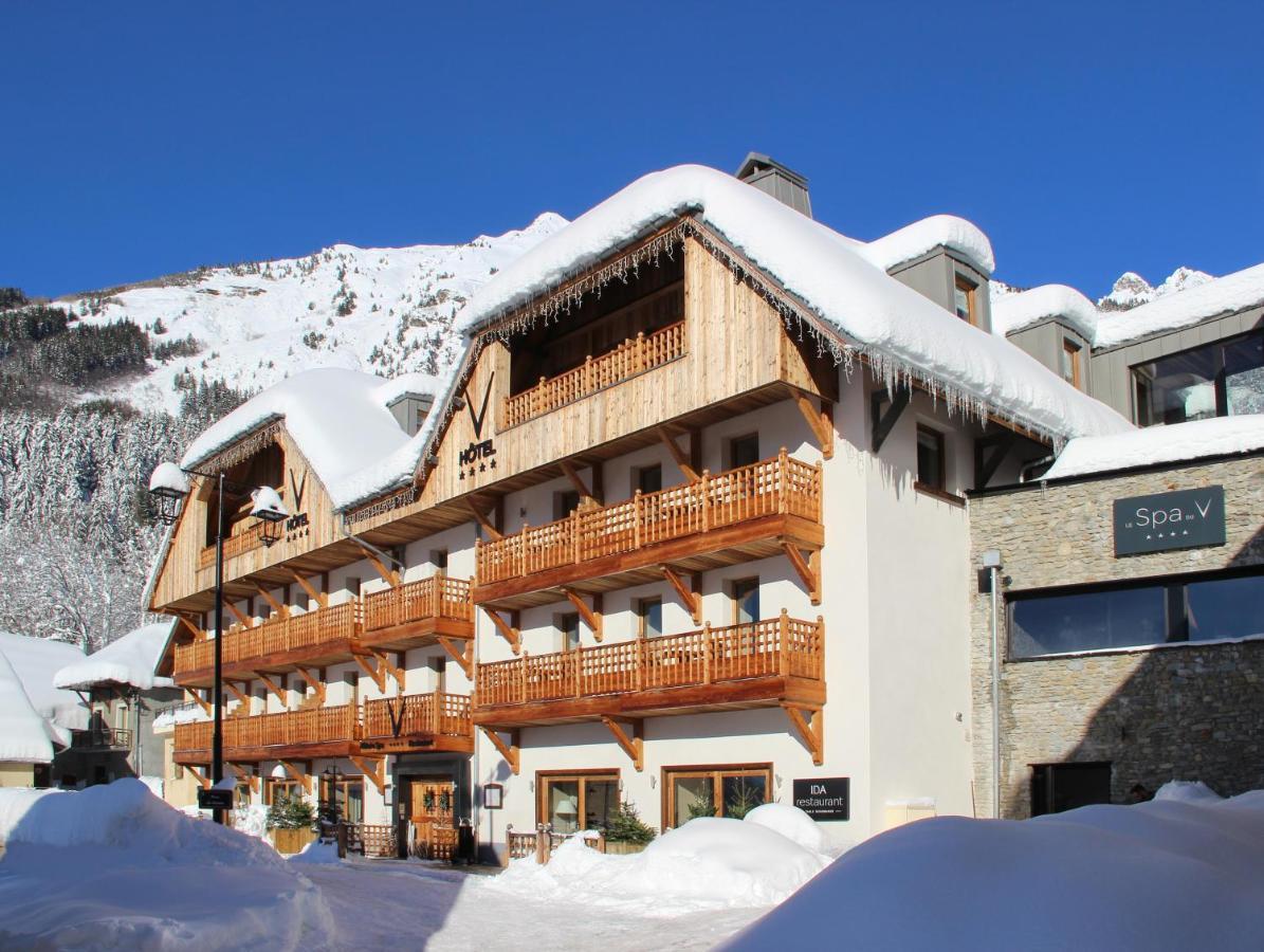 Hotel Le V De Vaujany Exterior foto